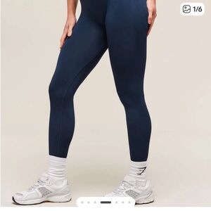 Gymshark navy seamless leggings size M